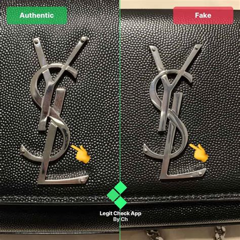 real vs fake ysl woc|real ysl logo.